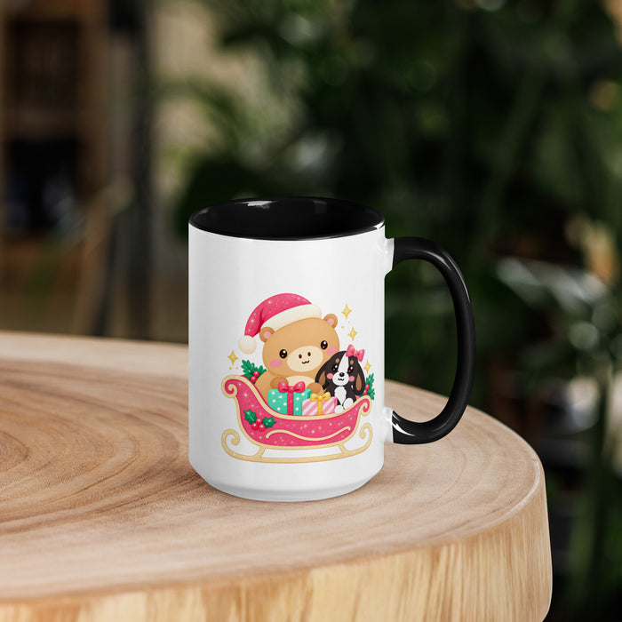 Capy & Cavi Keramiktasse mit farbiger Innenseite