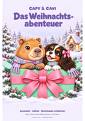 Capy & Cavi Weihnachts-Malbuch – Cover